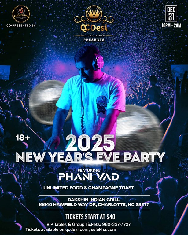 2025 NEW YEARS EVE PARTY FEATURING PHANI VAD