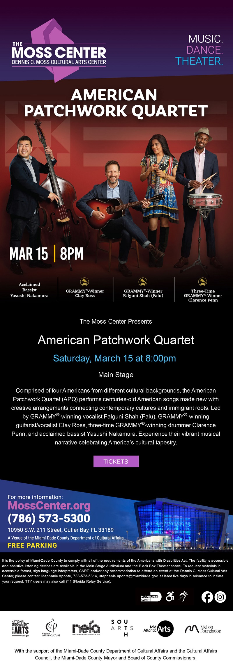 Experience American Patchwork Quartet Live!