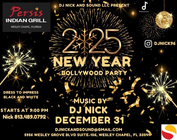 BIGGEST BOLLYWOOD PARTY NYE 2025 in Wesley Chapel