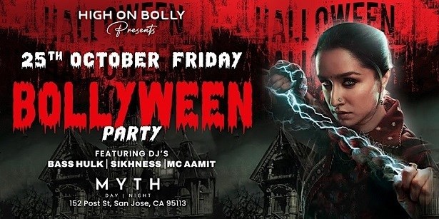 BOLLY-WEEN - LIT BOLLYWOOD HALLOWEEN PARTY | SAN JOSE