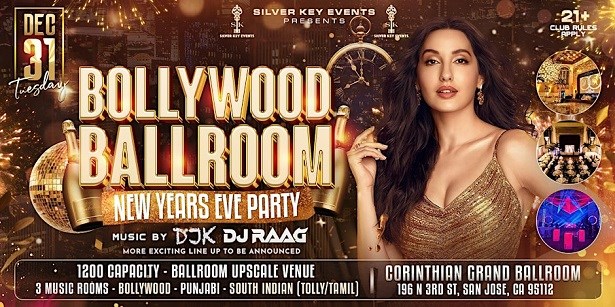 BOLLYWOOD BALLROOM - NEW YEAR'S EVE PARTY