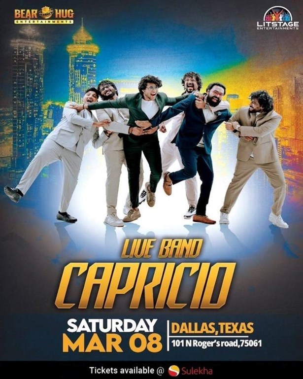 Band Capricio Recap Tour 2025 - Dallas