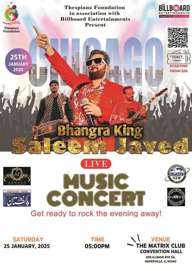 Bhangra King - Saleem Javed Live Concert in Chicago