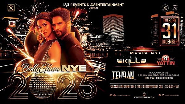 Bollyglam Nye 2025 -black And Gold Event