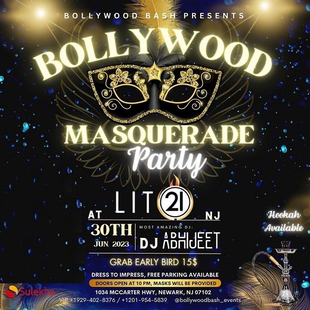 Bollywood Masquerade Party at LIT21