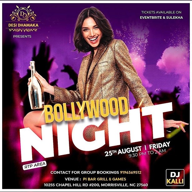 Bollywood Night - RTP Area - North Carolina