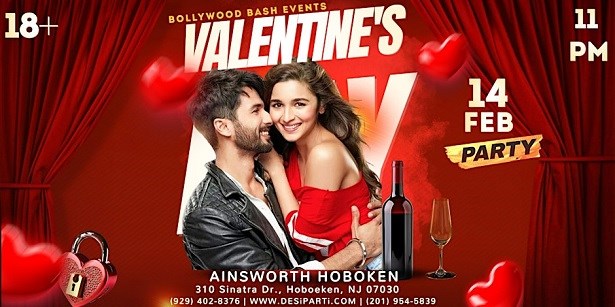 Bollywood Valentines Party: Love is in the Air Ainsworth Hoboken