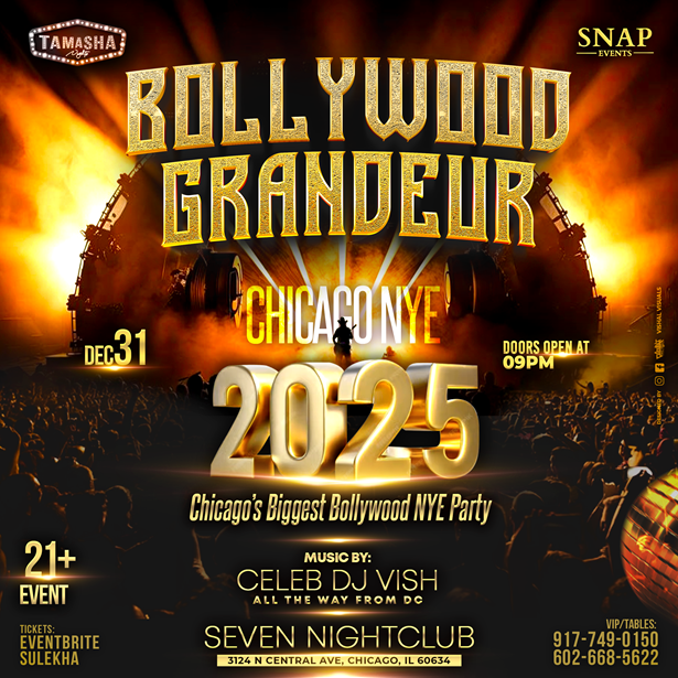 CHICAGO BOLLYWOOD GRANDEUR NYE 2025 NIGHTCLUB