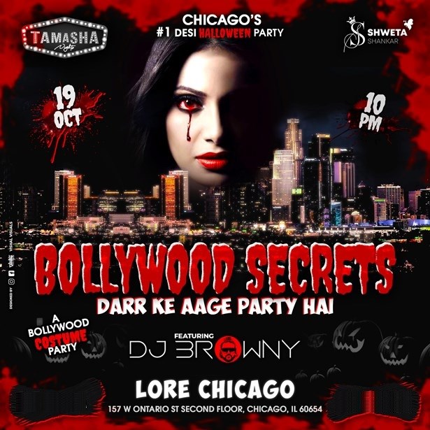 CHICAGO BOLLYWOOD SECRETS DESI HALLOWEEN PARTY FT. DJ BROWNY AT LORE