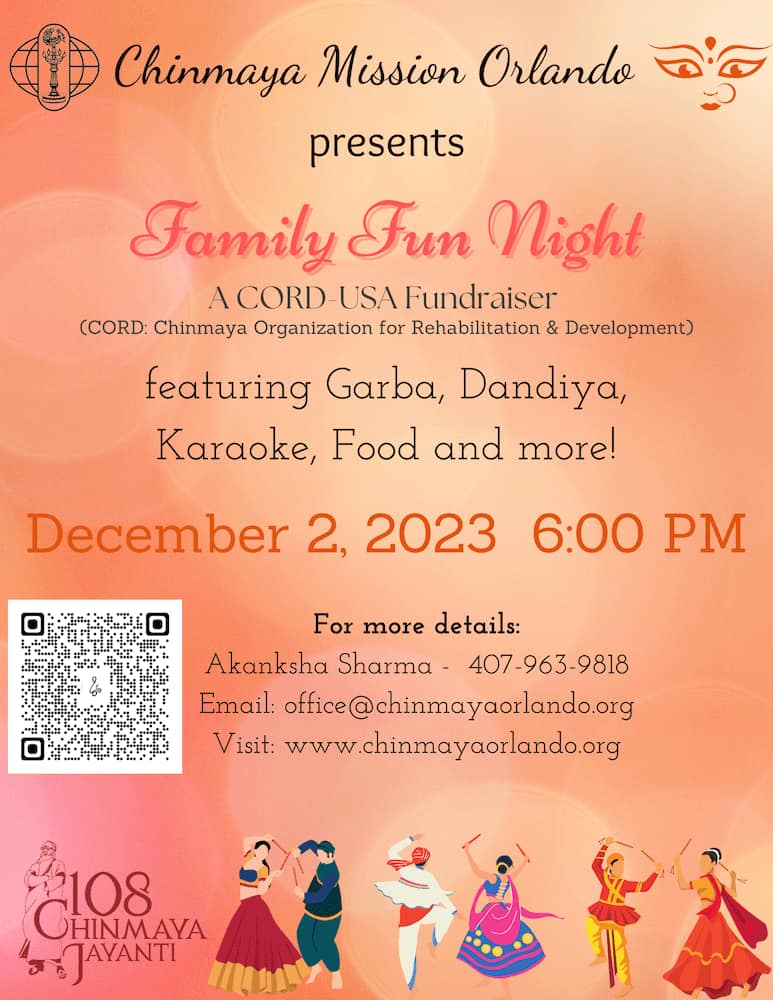 Chinmaya Mission Orlando Presents Family Fun Night