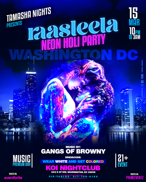 D.C. Raasleela - Holi in the Dark