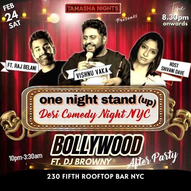 DESI COMEDY NIGHT- ONE NIGHT STAND UP