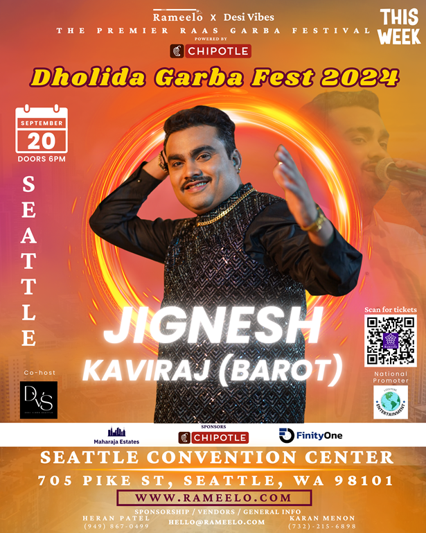 Dholida Garba Fest with Jignesh Barot - Seattle