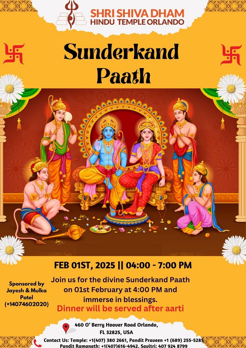 Divine Sunderkand Paath on 1st February!