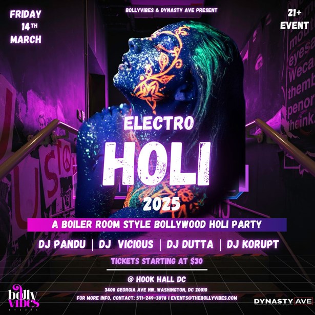 Electro Holi 2025 (Dmvs Biggest Boiler Room Style Holi Party)