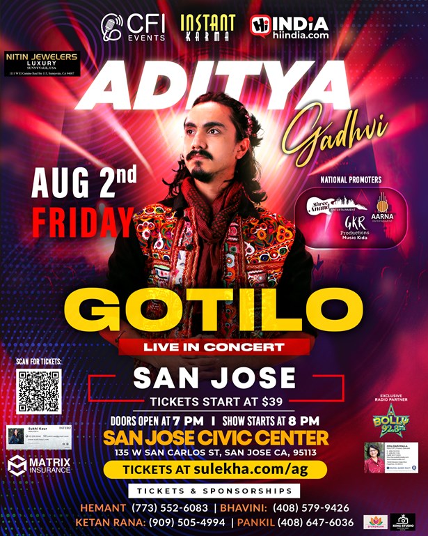 Experience Aditya Gadhvi Live in Concert Bay Area