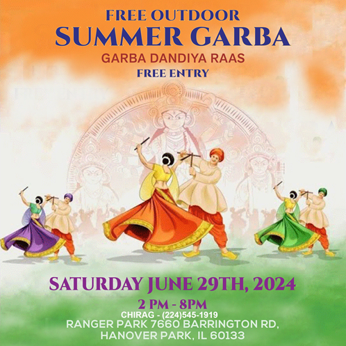 FREE Outdoor Summer Garba 2024 - DJING Geeta Rabari - Kinjal Dave - Aishwarya Majmudar - Atul Purohit - Kirtidan Gadhvi & more!