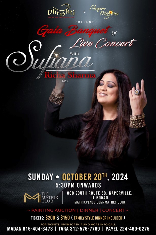 Gala Banquet & Live Concert with Sufiana Richa Sharma