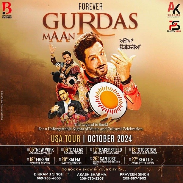 Gurdas Maan Live In Concert Bakersfield 2024