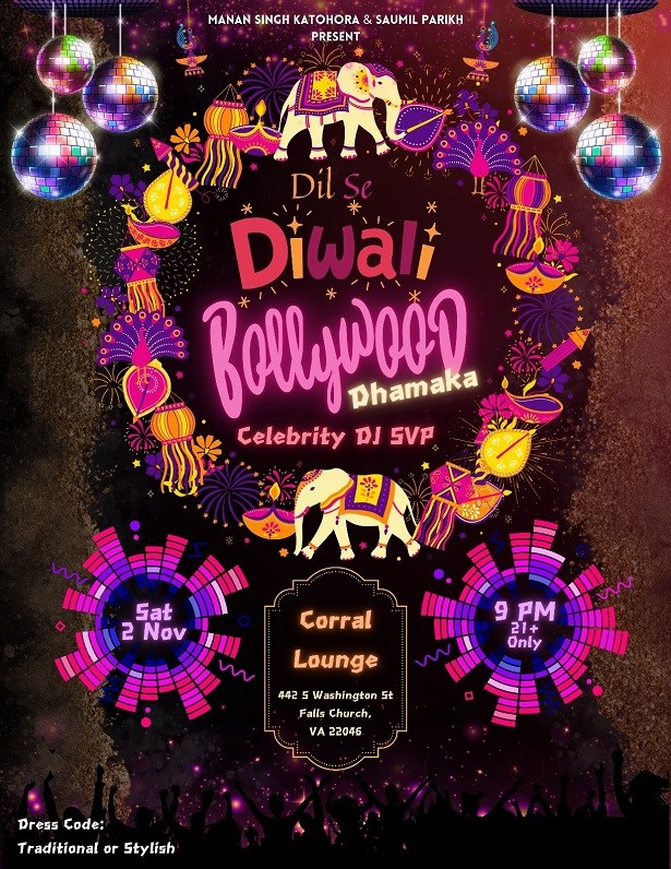 HOTTEST Bollywood DIWALI Party in DMV -- 