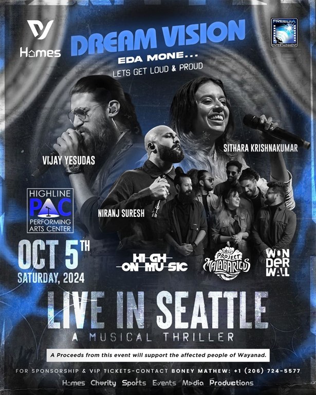 High On Music - Musical Thriller With Vijay YesudasSithara Krishnakumar and Niranj Suresh - Live In Seattle