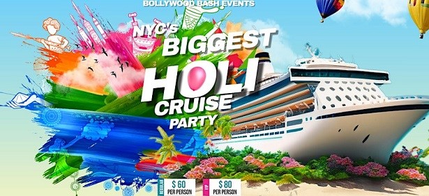 Holi Cruise Party Biggest in NYC Skyport Marina