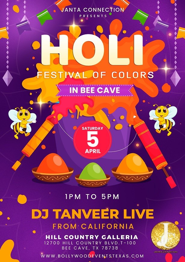 Holi in Bee Cave- Festival of Colors