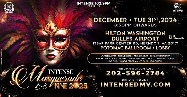 INTENSE MASQUERADE BALL NYE 2025