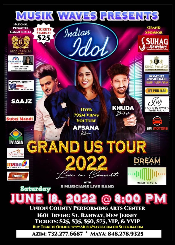 Indian Idol Grand USA Tour