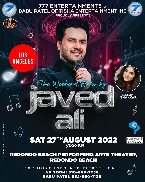 Javed Ali Live in Concert - Los Angeles