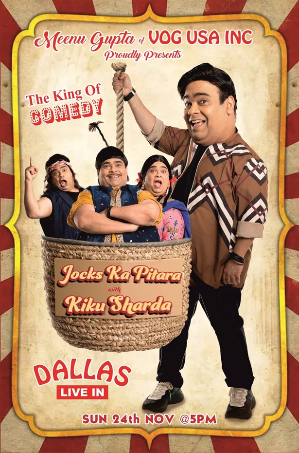 King of Comedy Kiku Sharda Live in Dallas