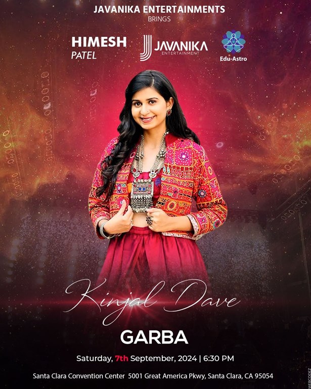 Kinjal Dave Garba Queen Live In Bay Area 2024