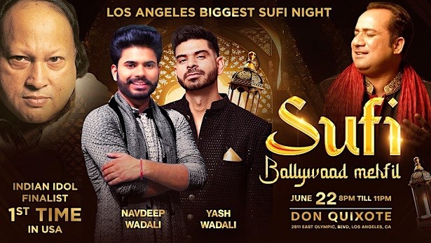 LAs Biggest Sufi Bollywood Mehfil Ft. Yash & Navdeep Wadali June 22