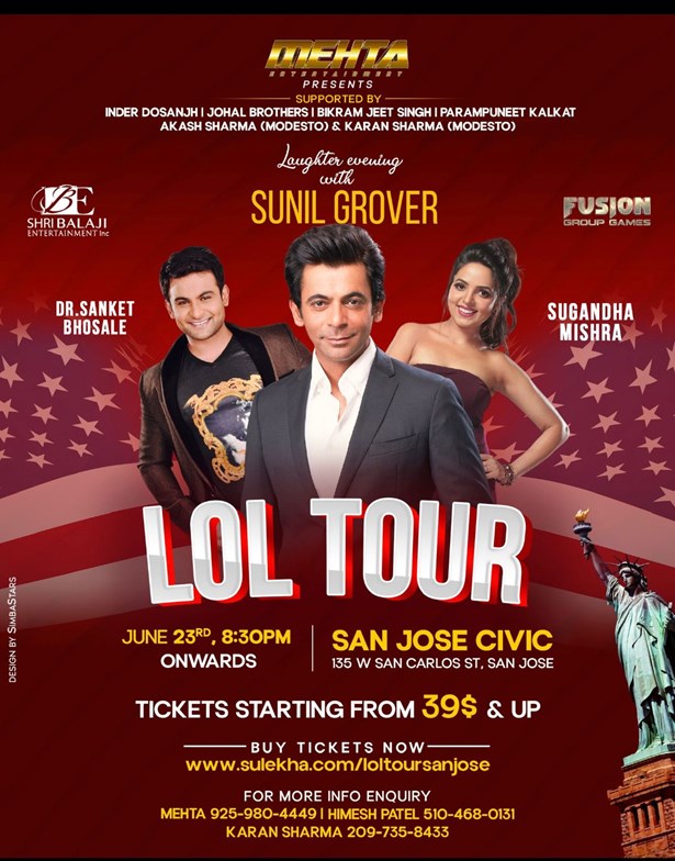 LOL Tour - Laughter Evening With Sunil Grover