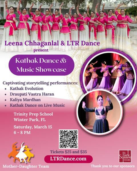 Leena Chhaganlal & LTR Dance Present Kathak Dance & Music Showcase