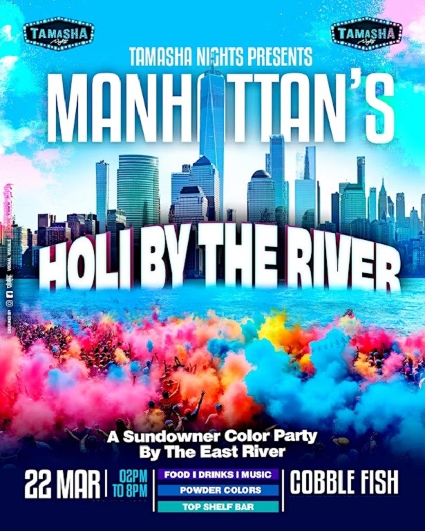 Manhattan Holi By The River At Pier 16 - NY