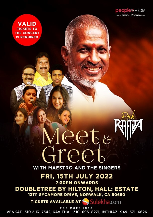 Meet the Maestro Ilaiyaraaja and the Singers (Los Angeles)