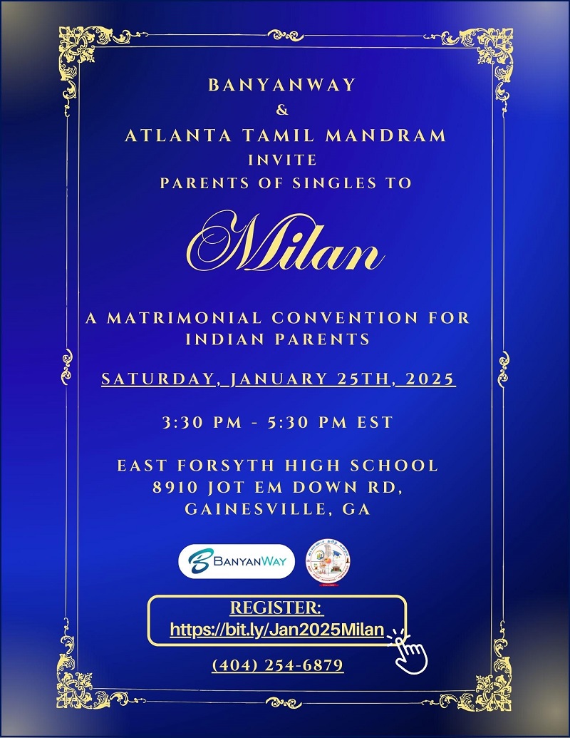 Milan - Matrimonial Convention for Indian American Singles