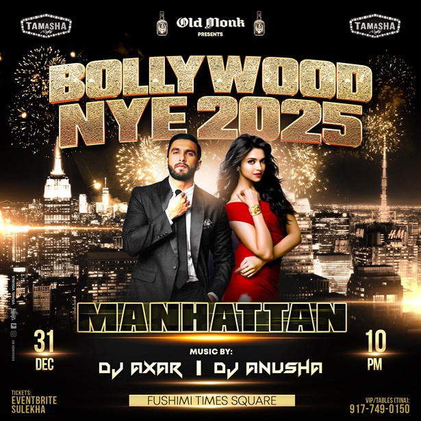 NEW YORK BOLLYWOOD NYE 2025 AT FUSHIMI MANHATTAN