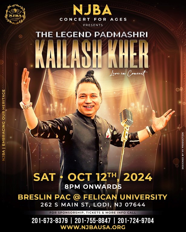 NJBA CONCERT FOR THE AGES WITH KAILASH KHER