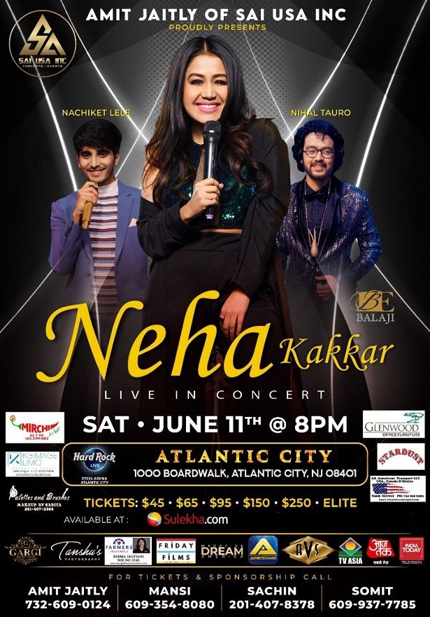 Neha Kakkar Live in Concert 2022 in New Jersey