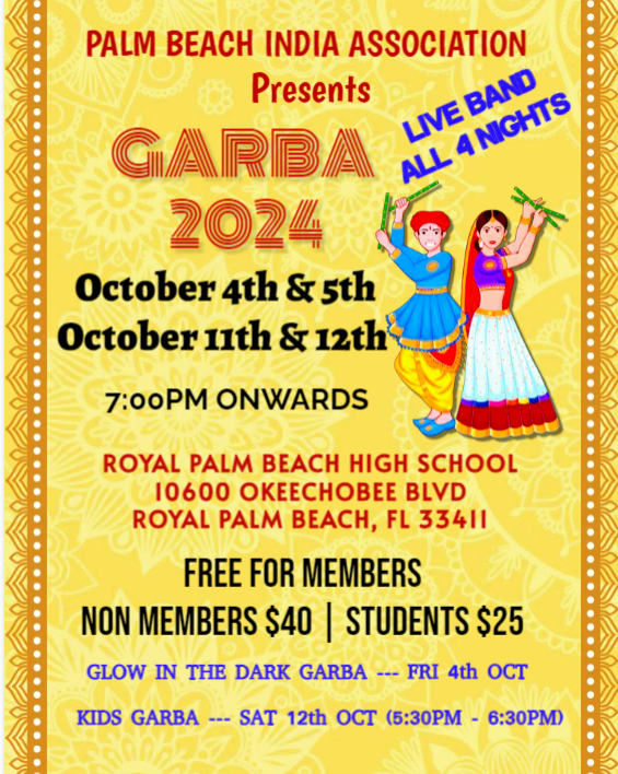 Navratri at Palm Beach India Association