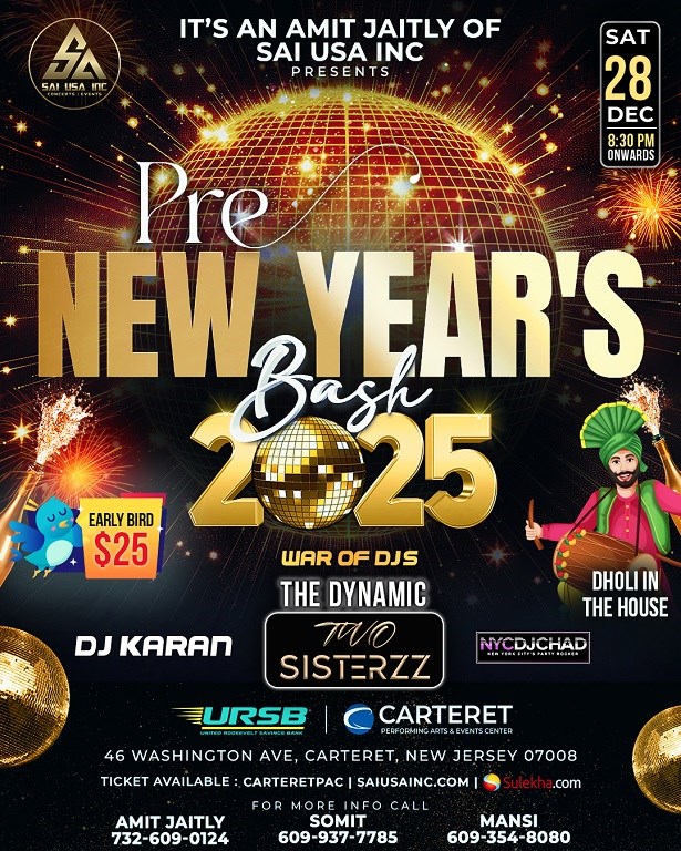 Pre New Year Bash 2025 in New Jersey