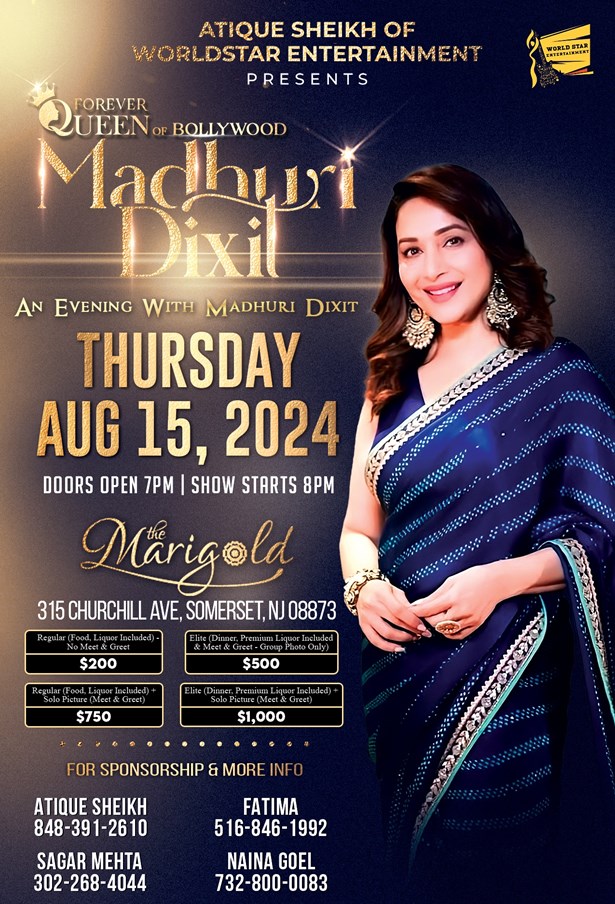 Queen Of Bollywood - Madhuri Dixit Live In New Jersey 2024