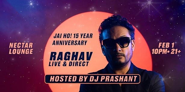 RAGHAV - Live in Seattle Jai Ho! Dance Party 15 Yr Anniv. Bollywood Bash