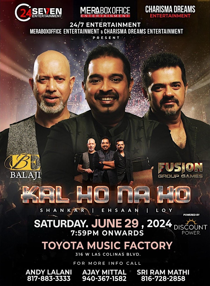 Shankar Ehsaan Loy Live in Concert Dallas