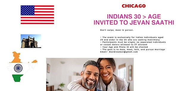 Singles event Jevan Saathi Chicago