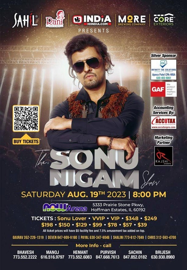 Sonu Nigam Live Concert In Chicago 2023