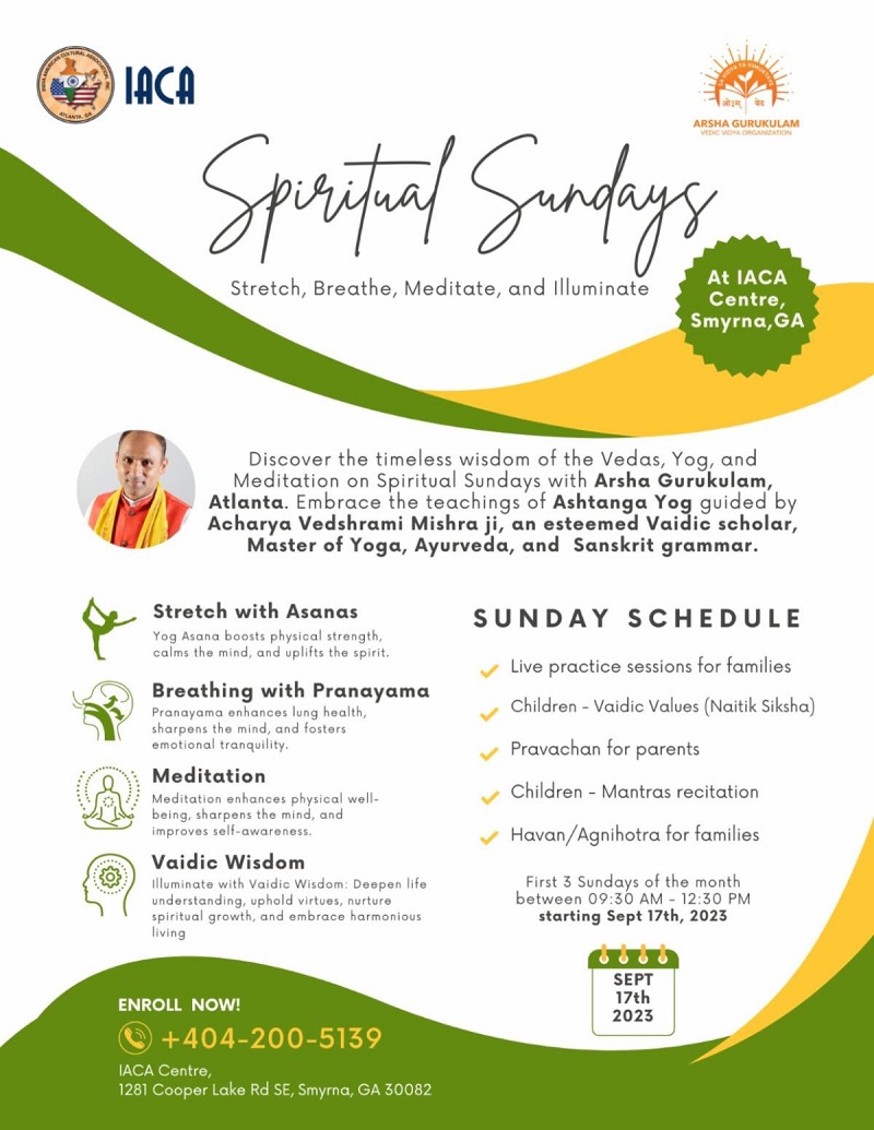 Spiritual Sundays by Acharya Vedshrami Mishra