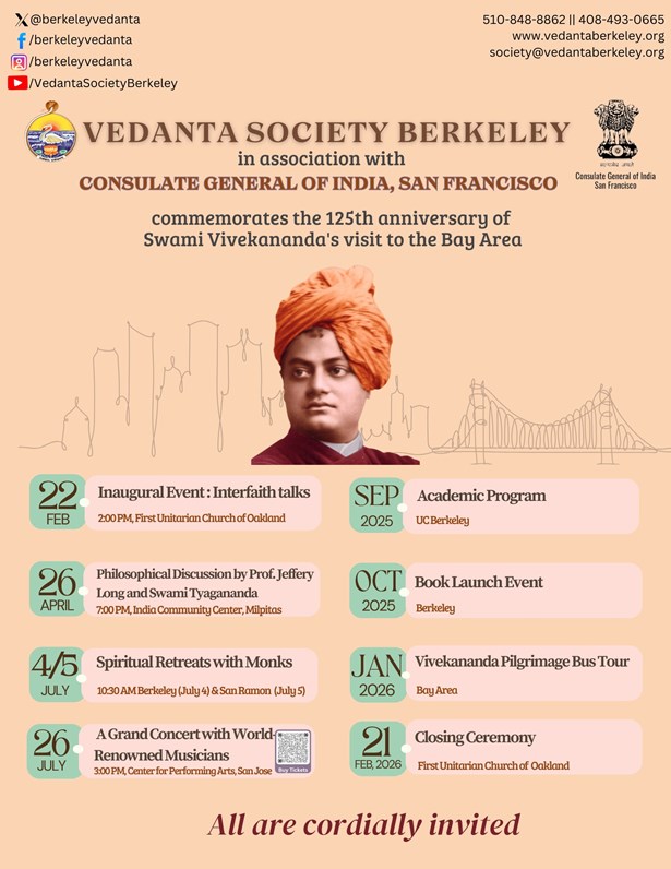 Swami Vivekanandas Historic Visit to Bay Area